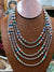 Wilson Sterling Navajo, Lapis, Turquoise & Spiny Bead Necklace