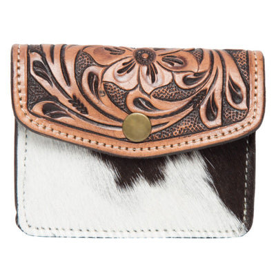 Tooling Leather Cowhide Card Purse