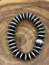 16mm Navajo Pearl & Saucer Bead Bracelet