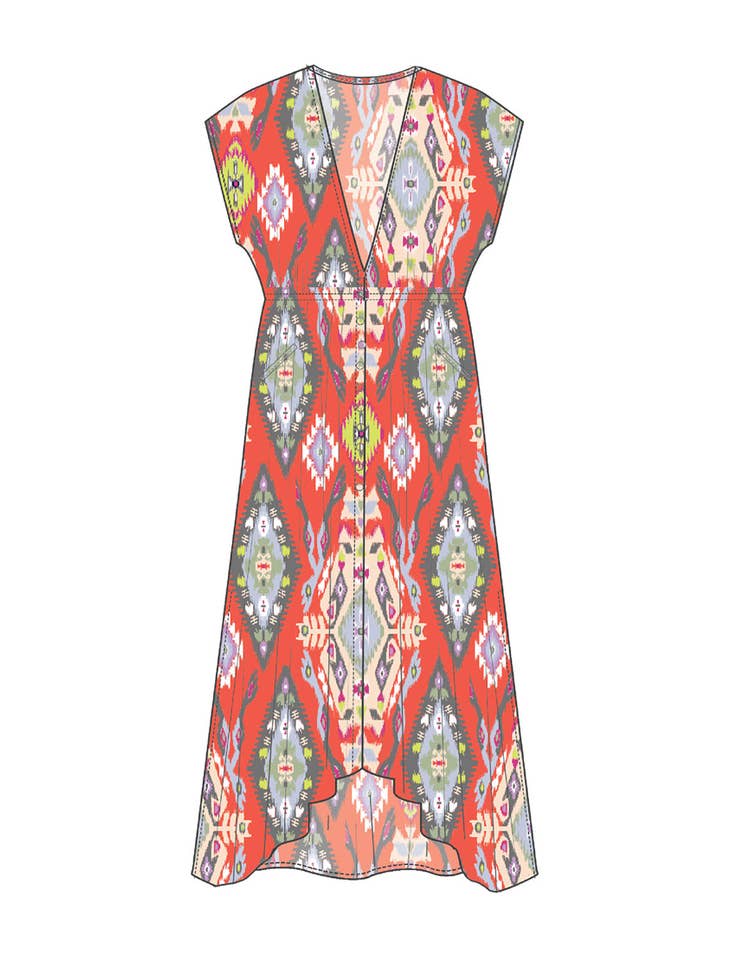 Fly Away With Me High Low Maxi Dress