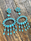Dreamcatcher Fashion Turquoise Cluster Earrings