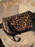 L&B Handbags Leopard Print Wristlet