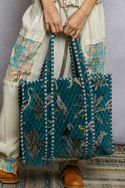 Quilted Large Everyday Tote Bag