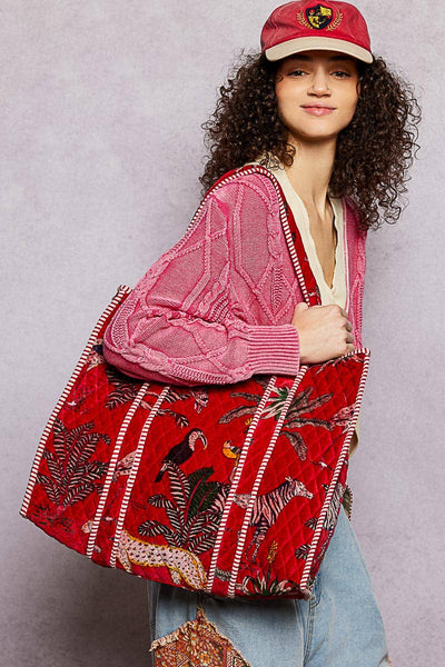 Quilted Large Everyday Tote Bag
