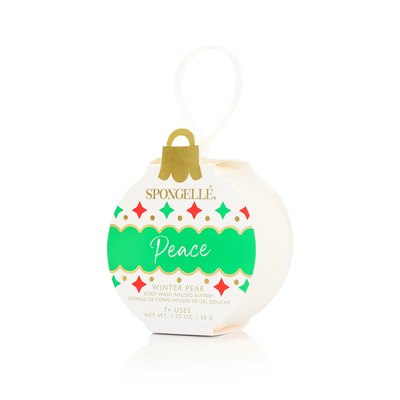 Peace - Winter Pear Holiday Ornament Buffer Christmas Decor