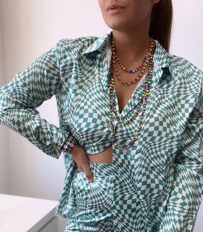 Sarina POP Necklace: Antique Gold