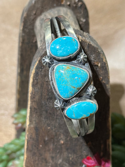 Marcie Assorted #8 Turquoise Sterling Cuffs
