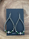 Eclipse Varied Navajo Pearls & Gemstone Earrings