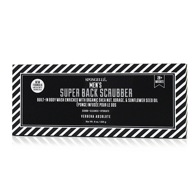 Men's Super Body Wash Infused Back Scrubber