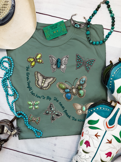 Butterfly Concho Graphic Tee