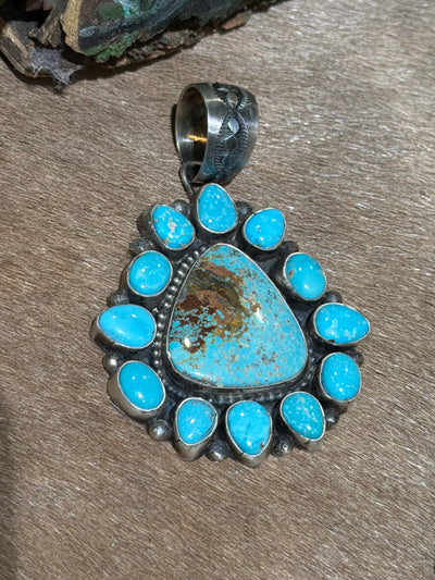 Mentor Assorted Sterling #8 Turquoise Pendants