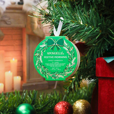 Festive Morning -  Sweet Ambrosia Holiday Wreath Body Buffer