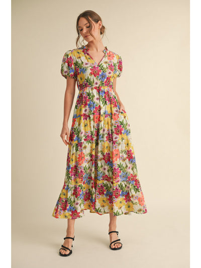 Charlie Floral Full Length Dress