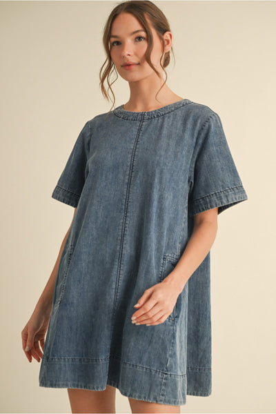 Brooke Denim Mini Dress