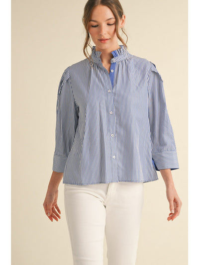 Lilly Blue Striped Top