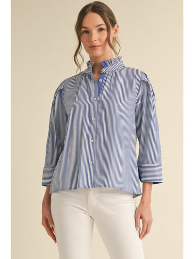 Lilly Blue Striped Top