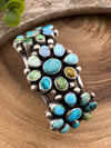 Landry Sterling Turquoise Cluster Cuff