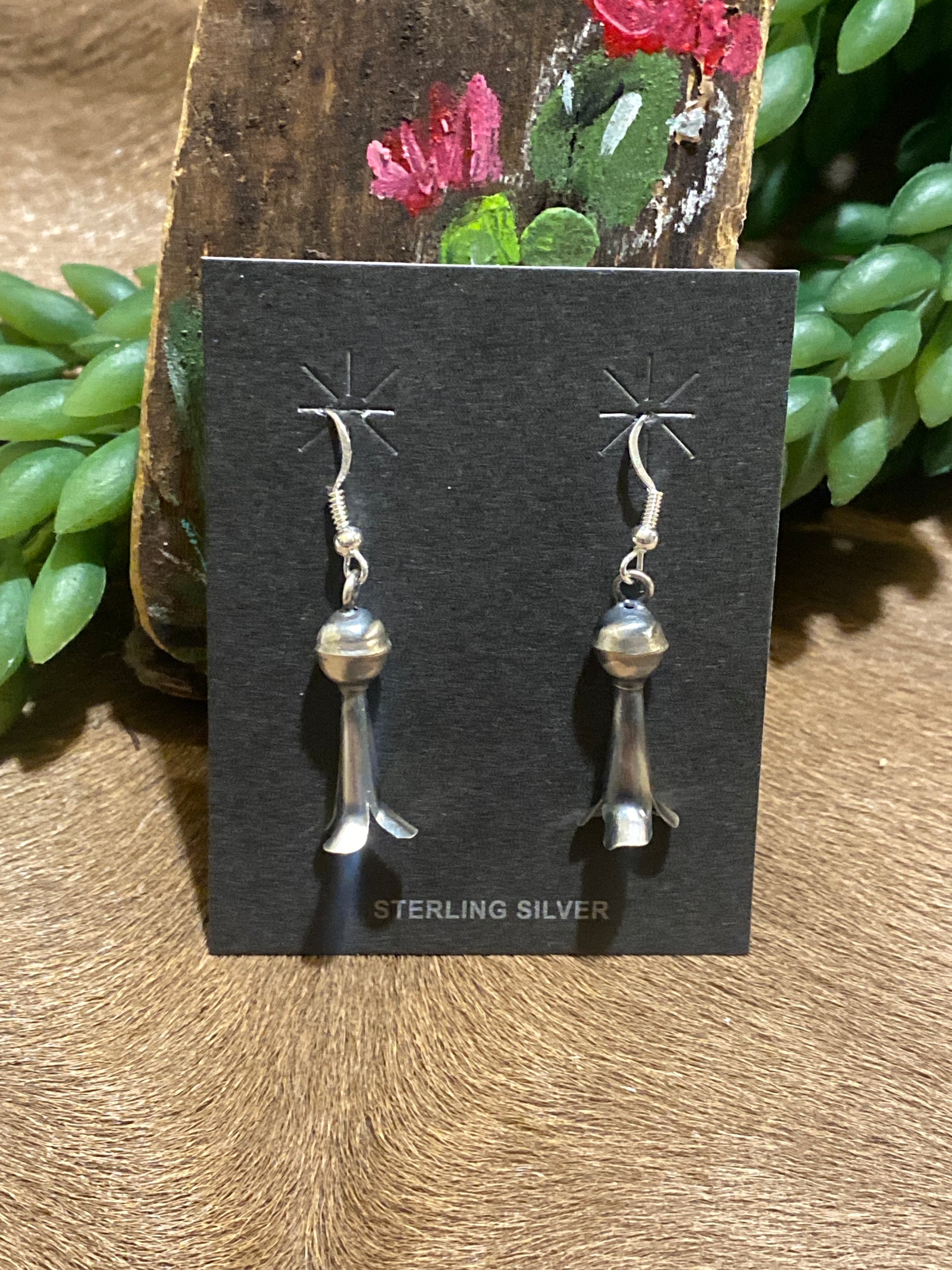 Sterling Silver Blossom Earrings
