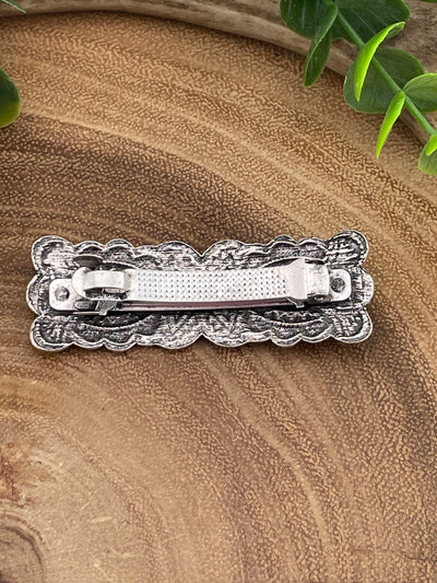 Maddie Fashion Silver Barrette