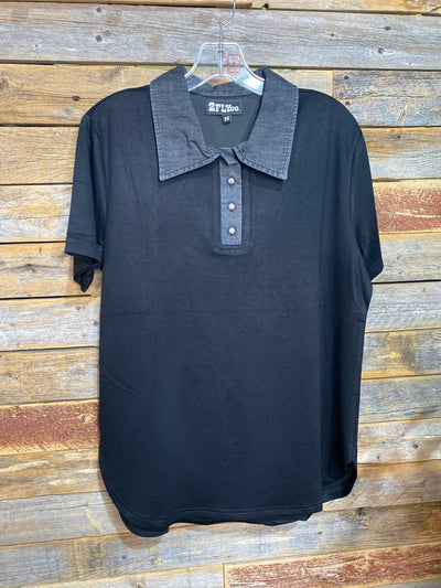 Brockton Collared Top