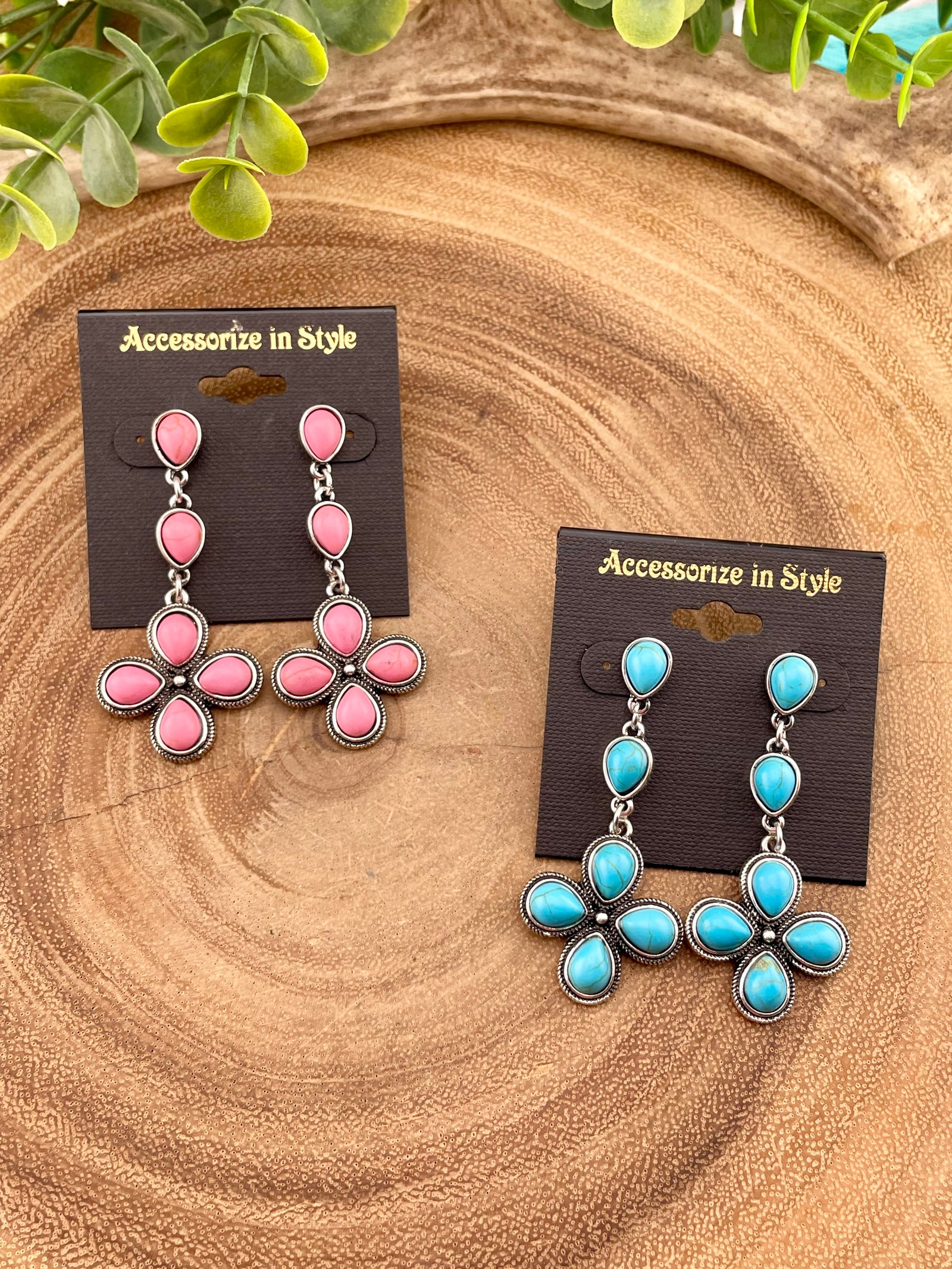 Bernardo Clover Cluster Fashion Earrings