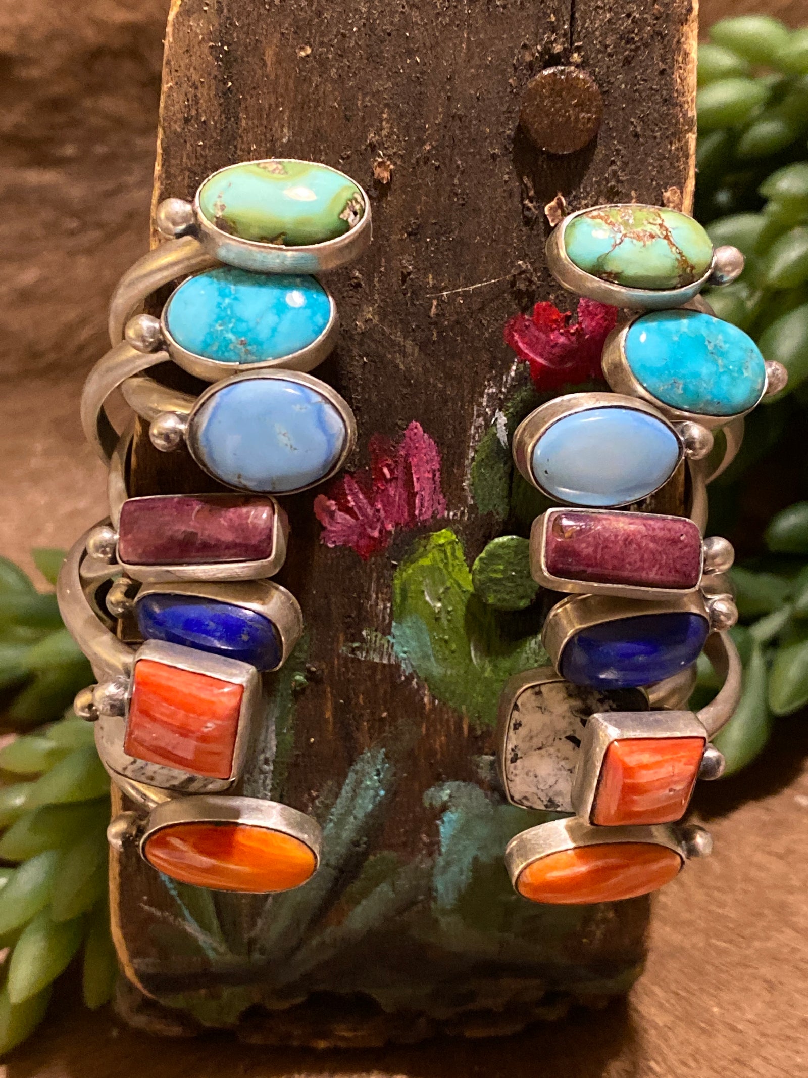 Cassidy Double Stone Sterling Cuff
