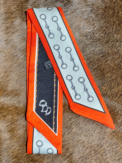 Assorted 35"x2" Equestrian Twilly Scarves
