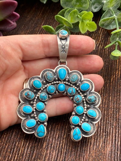 Wynn Naja Turquoise Cluster Pendant