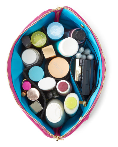Signature Makeup Bag-Machine Washable Medium Cosmetic Bag