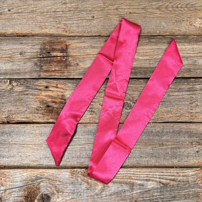 Hot Pink Western Skinny Mini Wild Rag Scarf