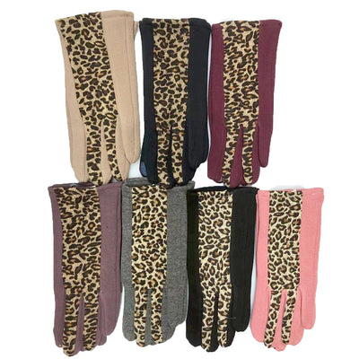 Leopard Side Gloves