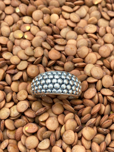 Klein 10mm Sterling Bubble Ring - Size 8