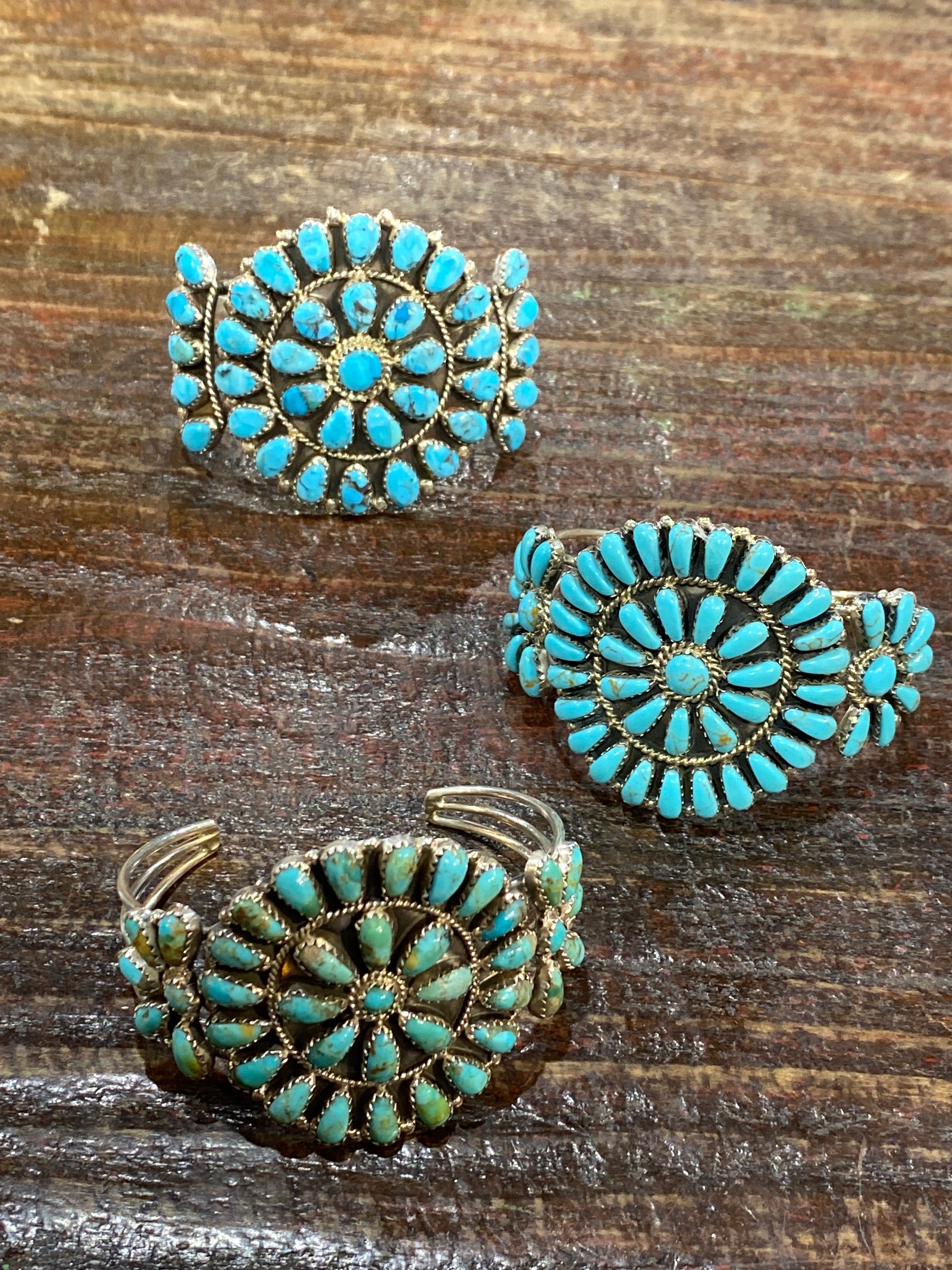 Warden Zuni Cluster Cuff - Turquoise