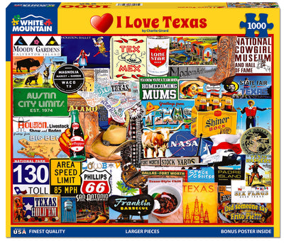 I Love Texas Puzzle
