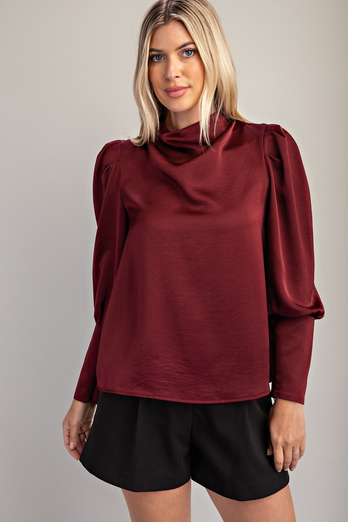 Kenda Cowl Neck Blouse