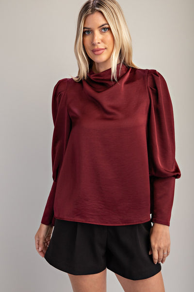 Kenda Cowl Neck Blouse