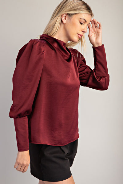 Kenda Cowl Neck Blouse