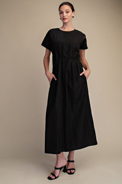 Oakland Round Neck Midi Dress