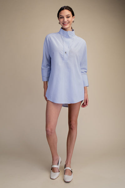 Minnie Stand Neck Dolman Sleeves Shirt