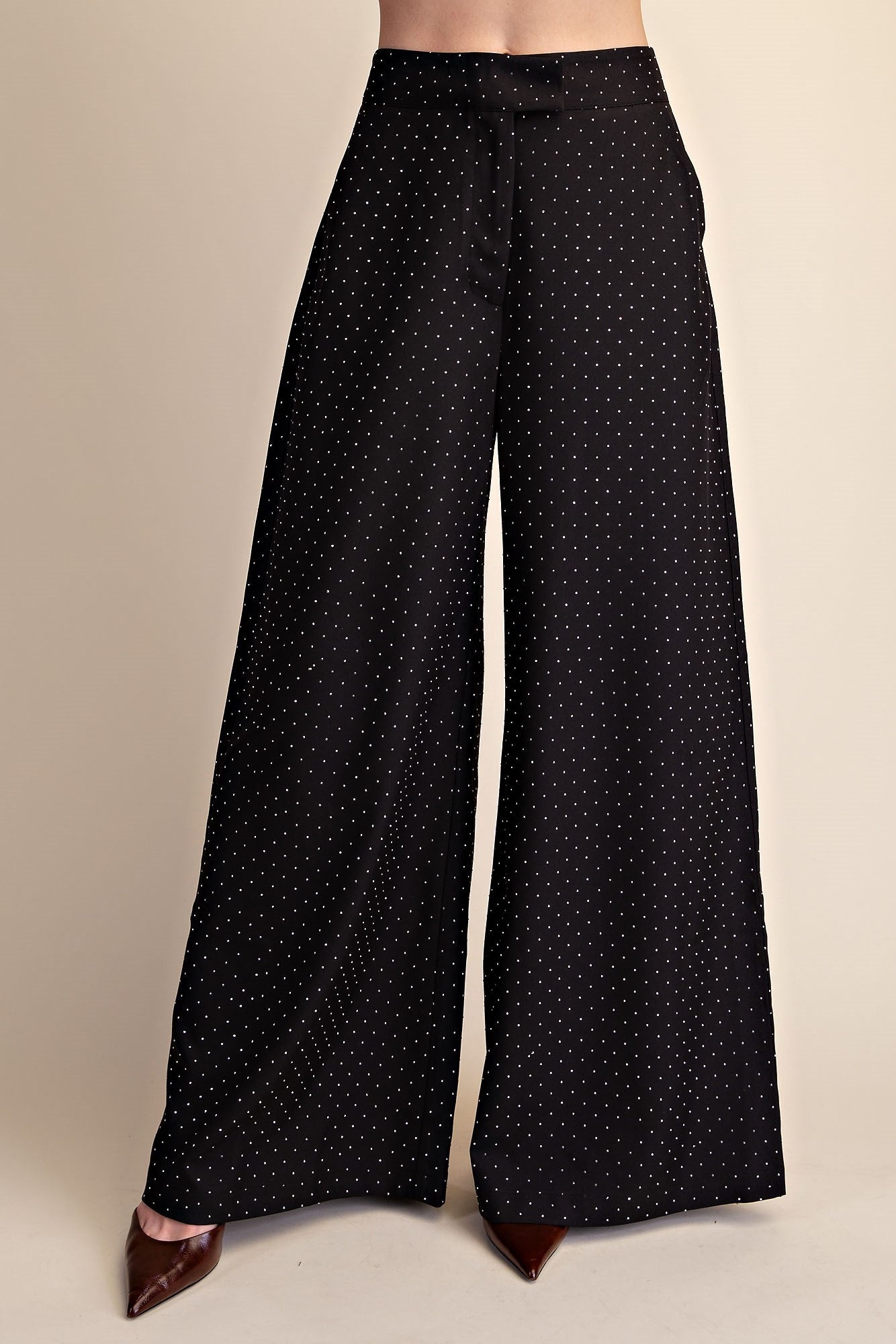 Kennedy Rhinestone Wide Leg Pants