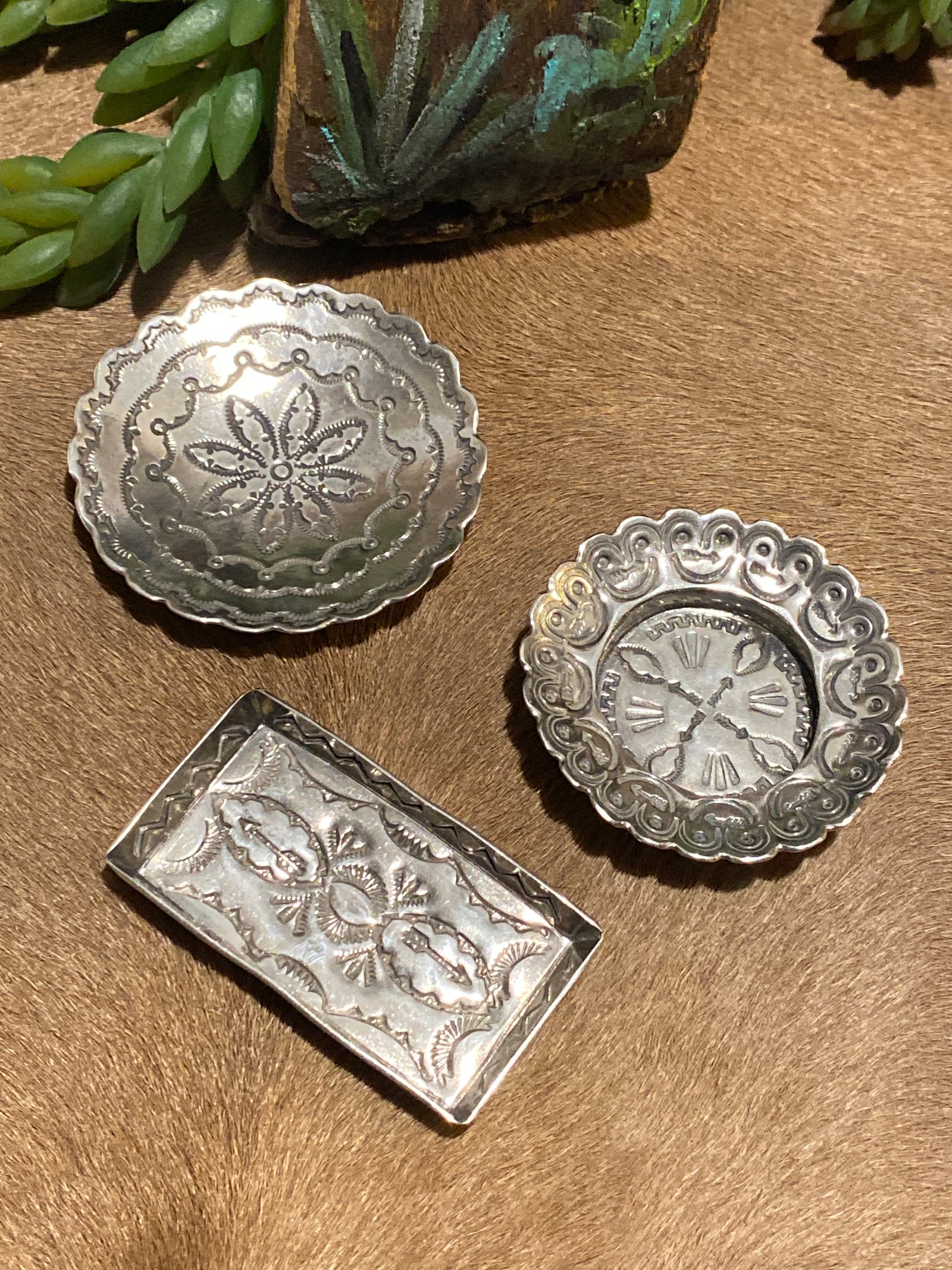 Revival Sterling Stamped Trays