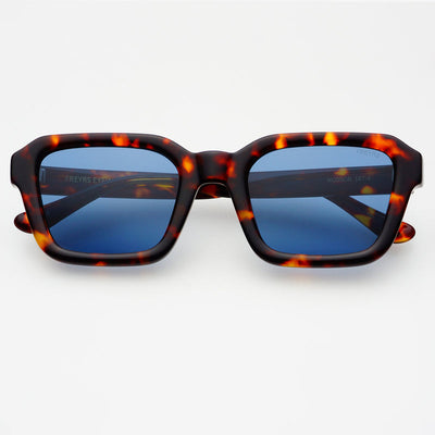 Hudson Tortoise Blue Sunglasses