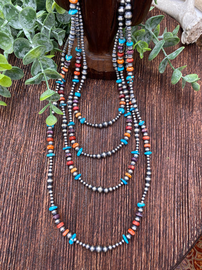 Brooks Navajo, Turquoise & Spiny Necklace