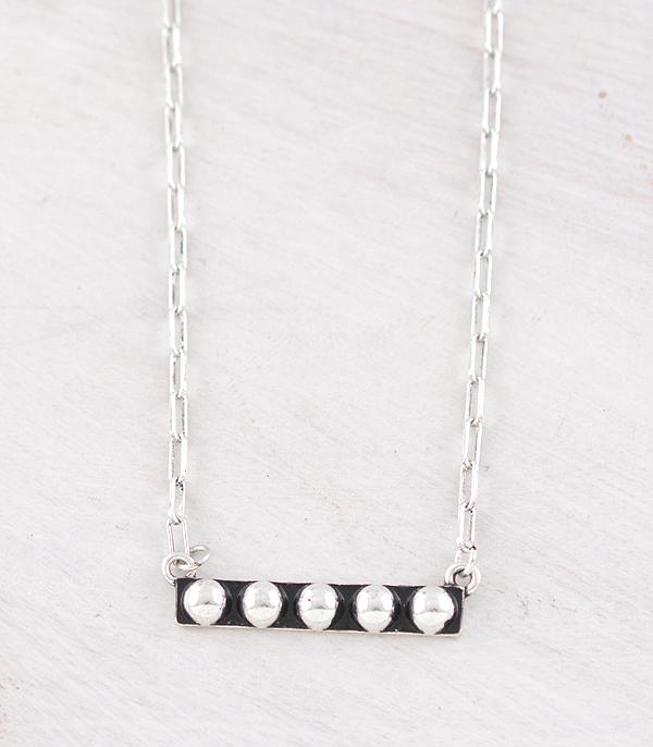 Anthony Studded Bar Fashion Necklace Or Earrings