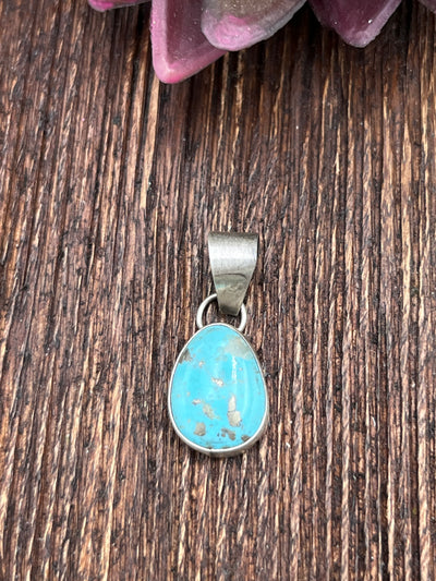 Jeston Simple Sterling Turquoise Pendant