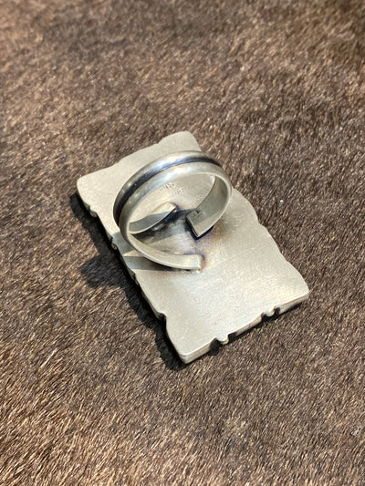 Langford Sterling Pearl & Onyx Ring