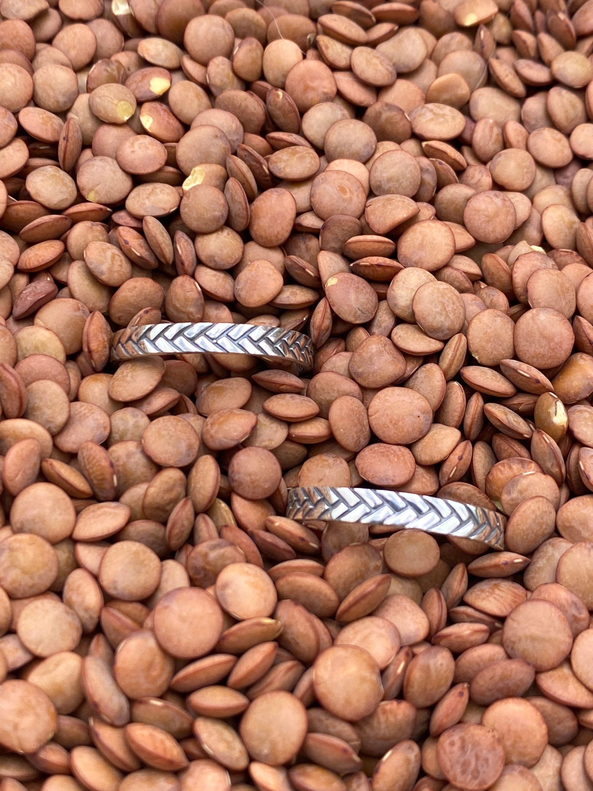 Glory Flat Braided Arrow 3mm Sterling Ring