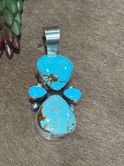 Mentor Assorted Sterling #8 Turquoise Pendants