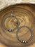 Amanda Cylinder Varied Navajo Pearl Hoop Earrings 4mm-8mm