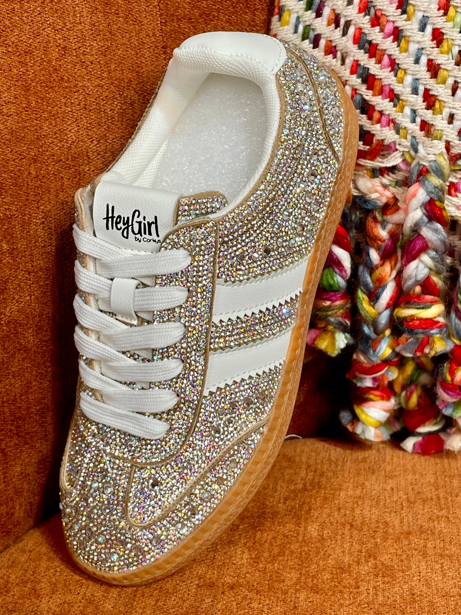 Heads Up Sneaker - Rhinestone